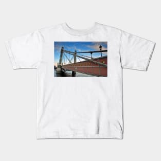 Albert Bridge Chelsea and Battersea London UK Kids T-Shirt